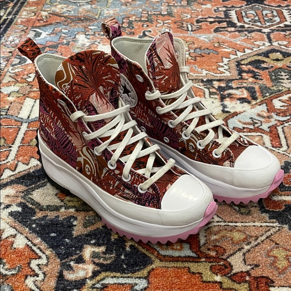 Converse Run Star Hike Platform Sneakers Tropical | Women's Size 7.5 - Picture 5 of 12